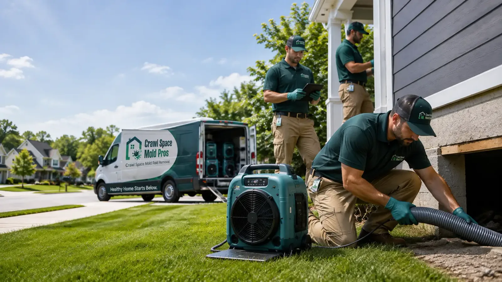 Crawl Space Mold Removal in Mullinville, KS